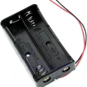 PLASTIC 18650 BATTERY CASE HOLDER X2